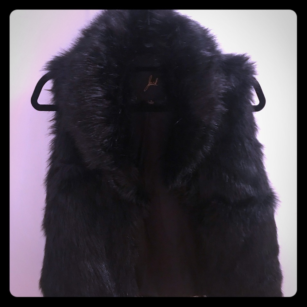 Jack faux fur vest
